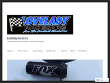 Tablet Screenshot of loveladyracecars.co.nz